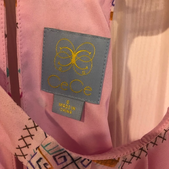 Cece Pink Halter Dress size 8 - Picture 5 of 8